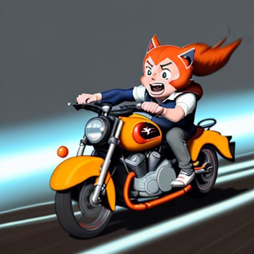 Max experiencing intense speed go-max-go