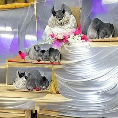Chinchillas getting married