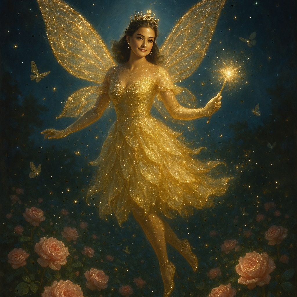 Golden Firefly Fairy