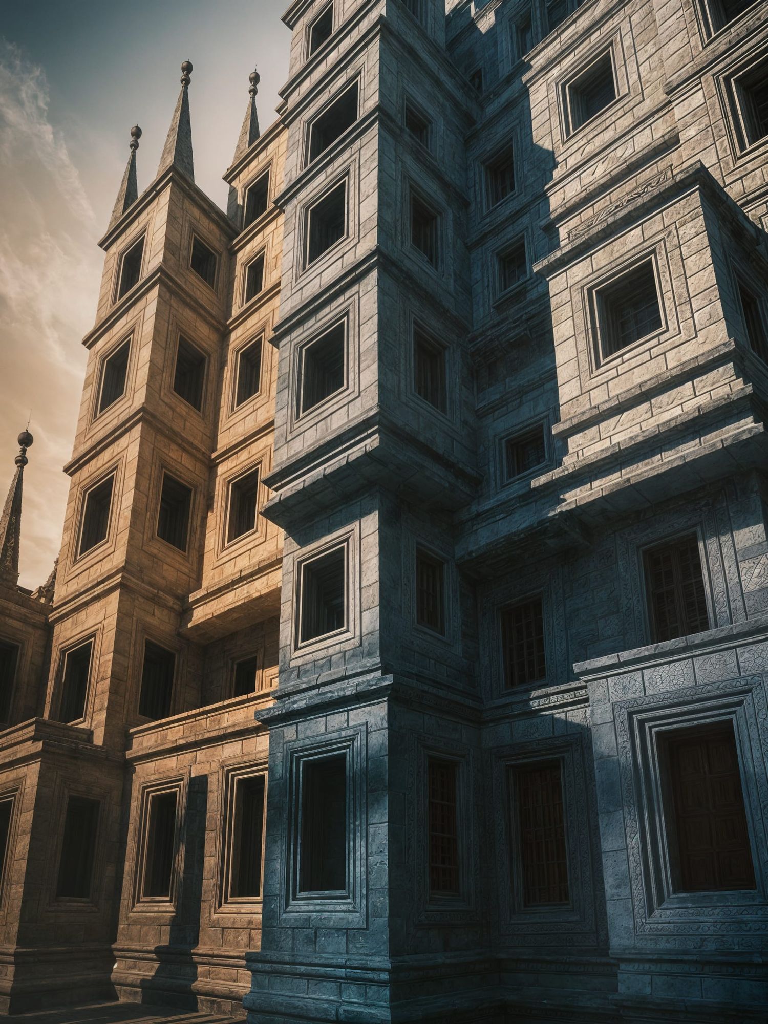 A breathtaking photograph captures fifty differently sized and shaded squares, each one a mesmerizing piece of geometric art. In the center,...