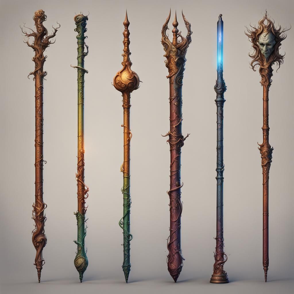 magic wands - AI Generated Artwork - NightCafe Creator