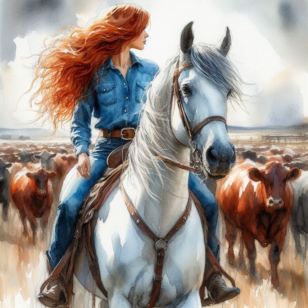 Fire Hair and Smoke "Holding the Herd"