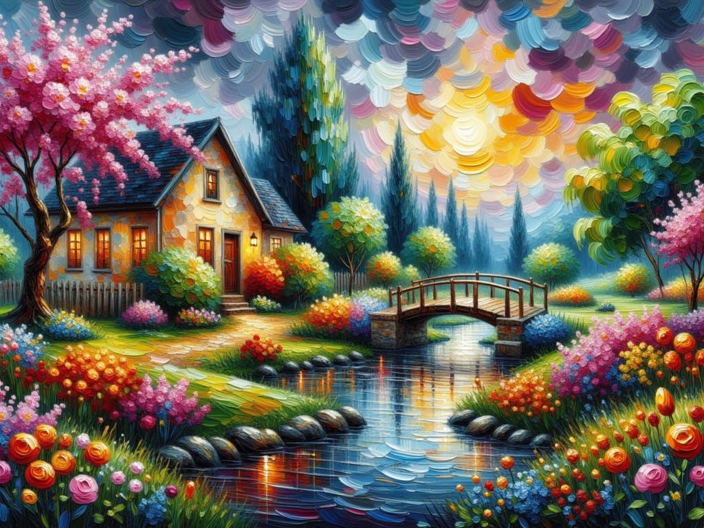 <lora:Mixed Media Impasto:1.0>