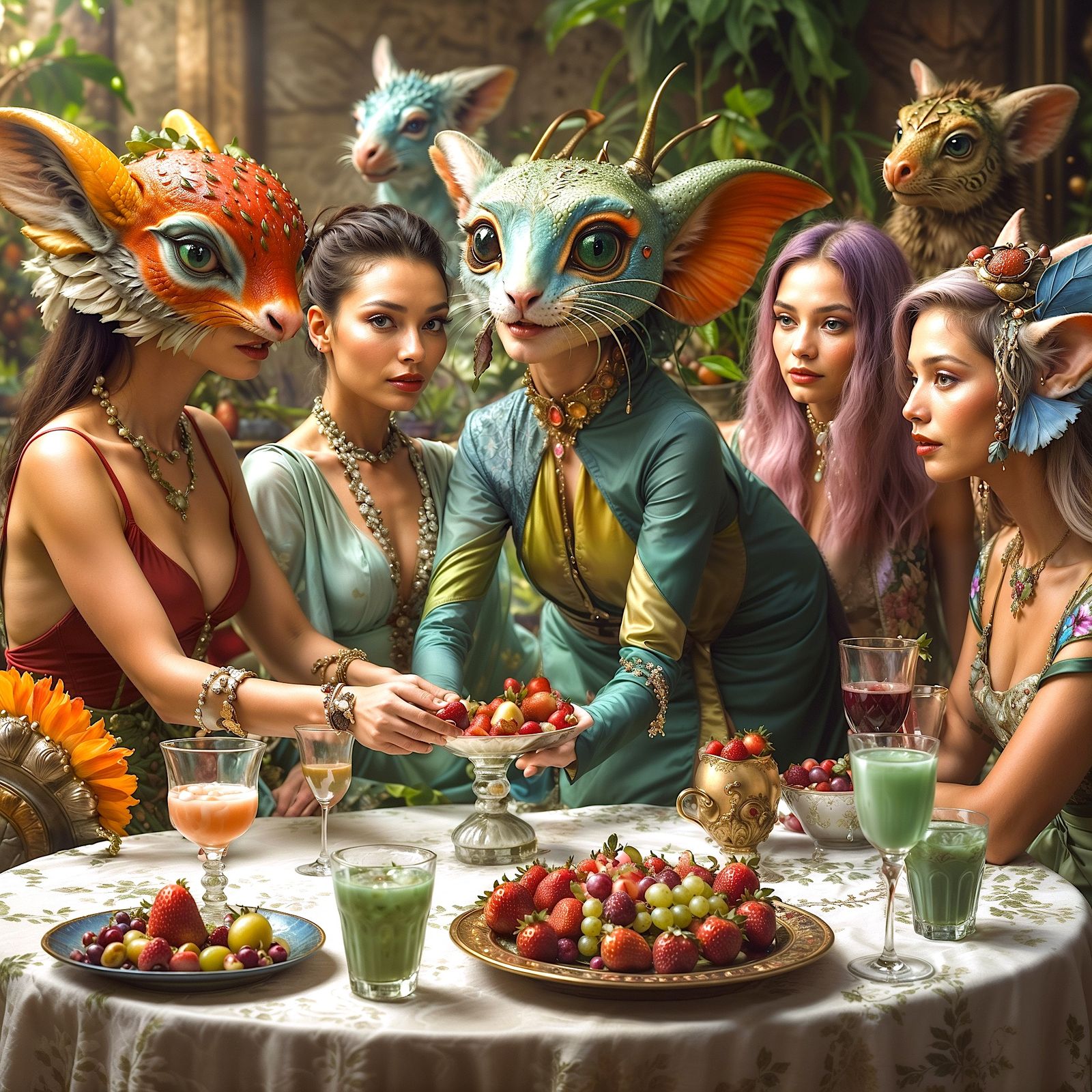 A modern fairy's birthday party - Variations #49