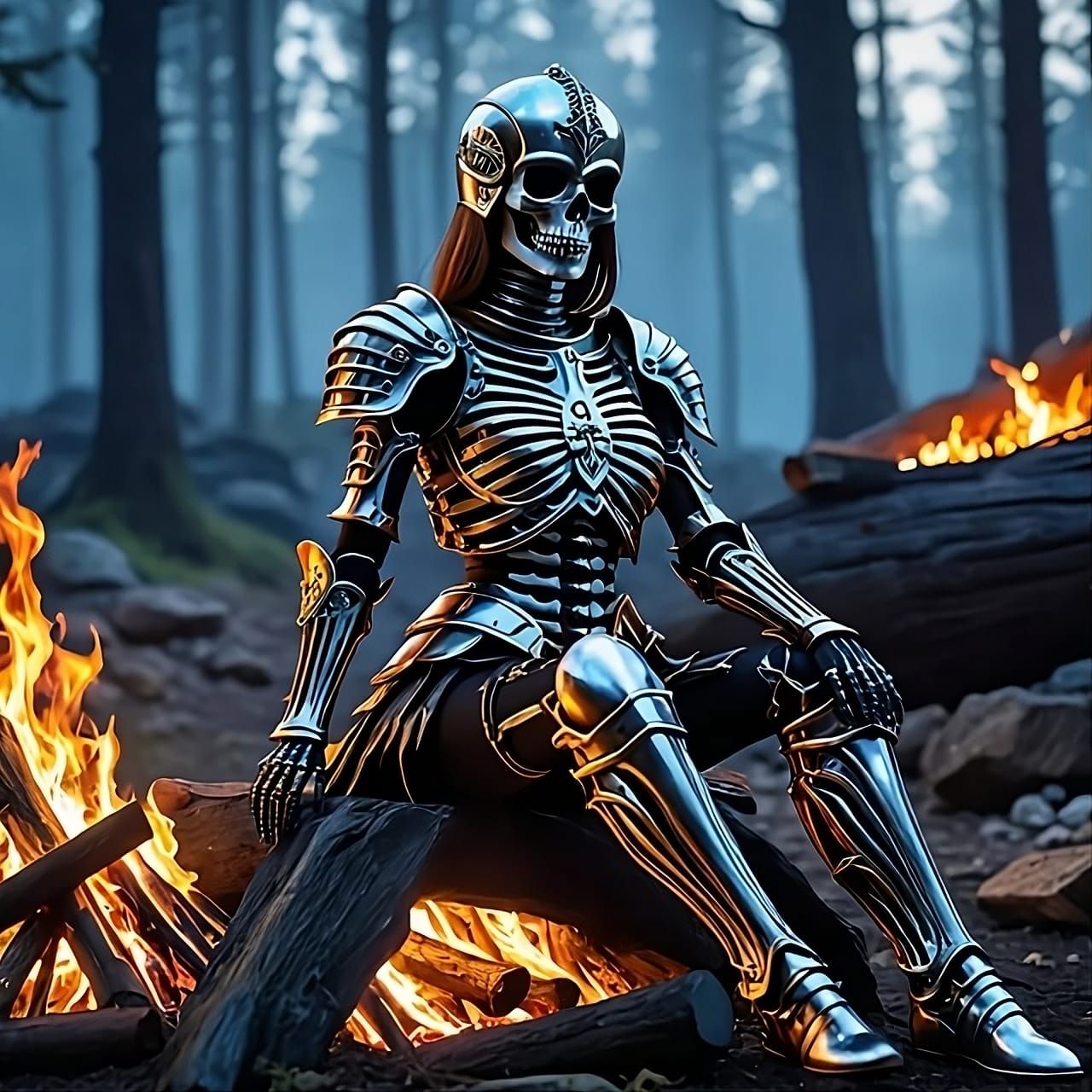 Skeleton Girl Knight (Uploaded)