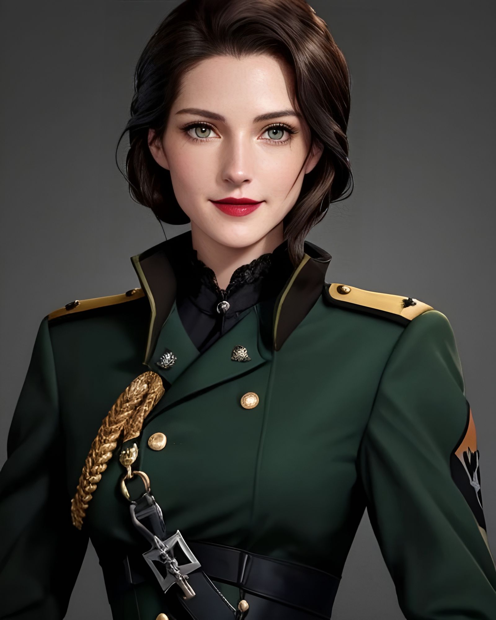 Hilda Werner (after becoming a military commander)