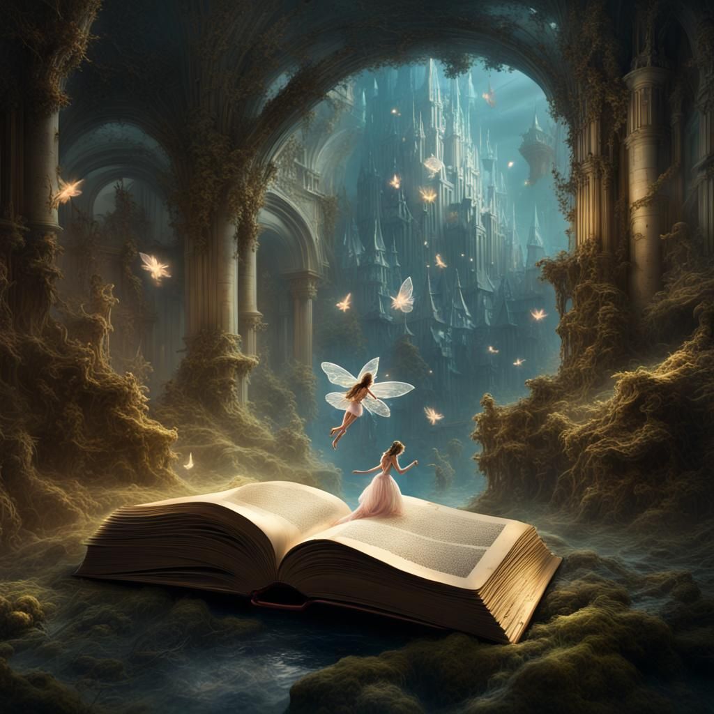 Miniature Fairy Kingdom Emerges from Book