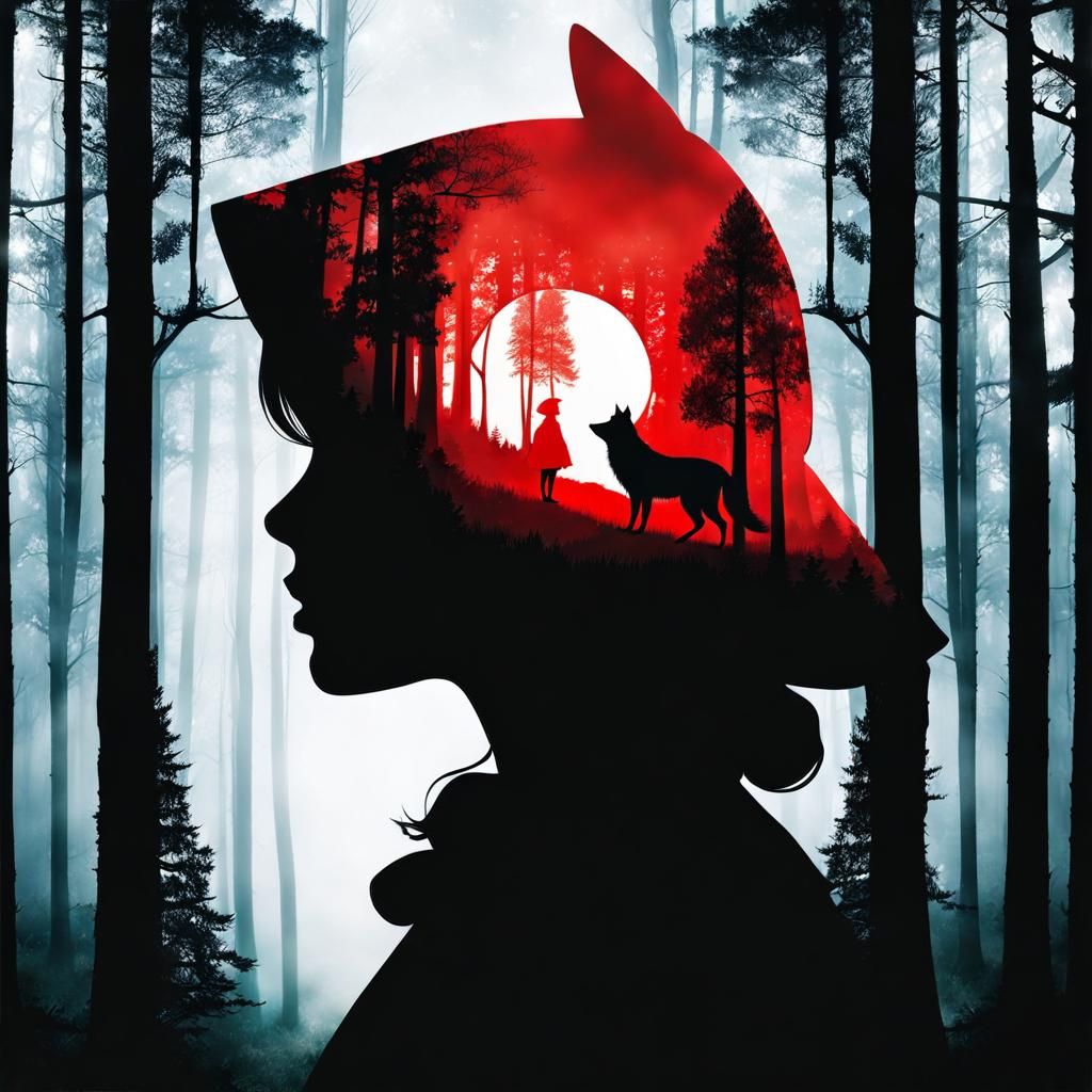 Red & the Wolf  by @forge4ward