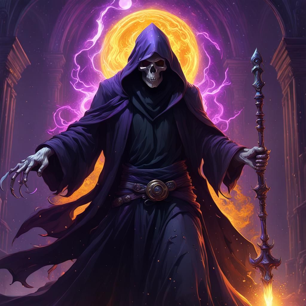 Cosmic Grim Reaper - AI Generated Artwork - NightCafe Creator