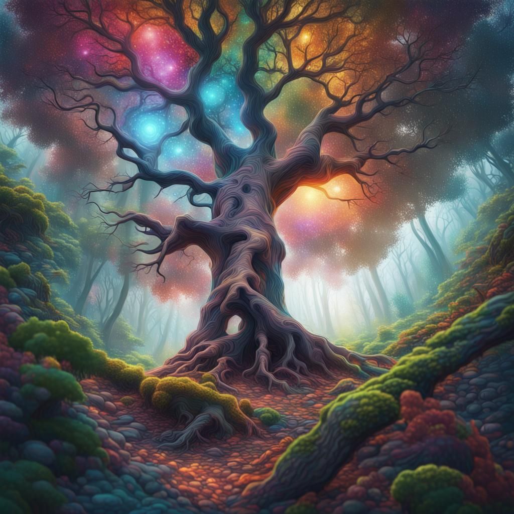 a tree - AI Generated Artwork - NightCafe Creator