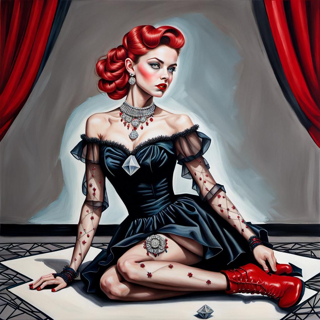 Woman / simply red