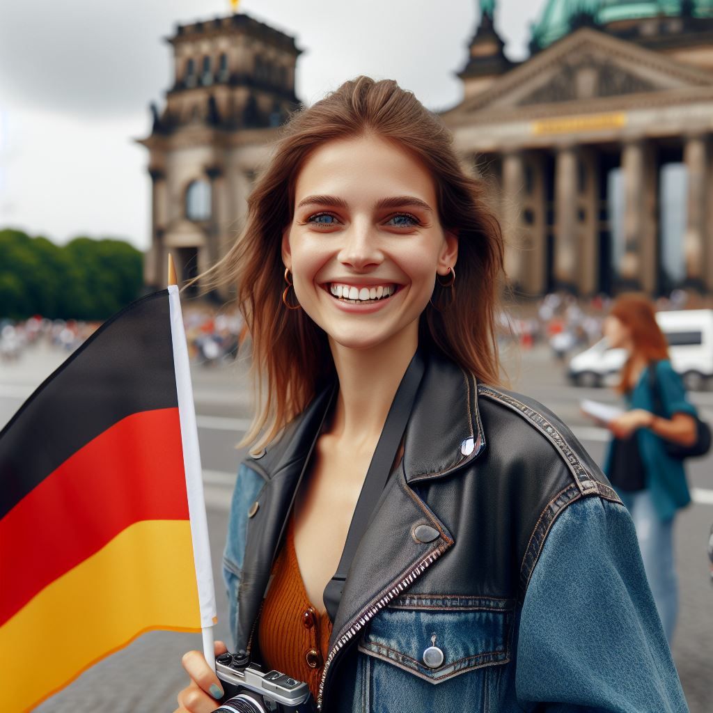 A German girl