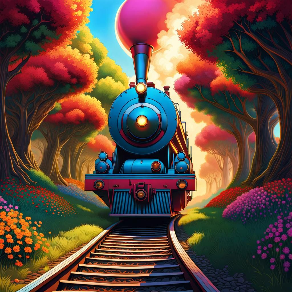 Ride on the Peace Train 2 AI Generated Artwork NightCafe Creator