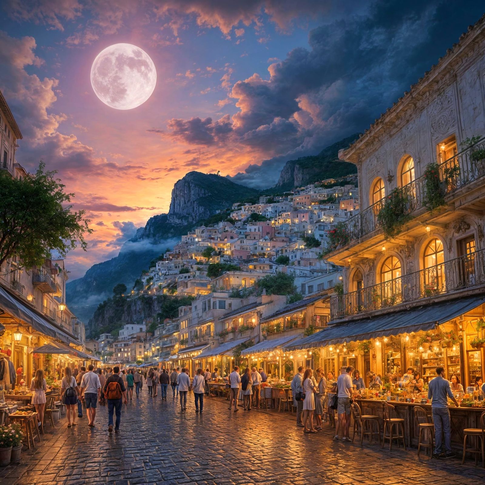 A shopping night in Capri  by @JackKerouac