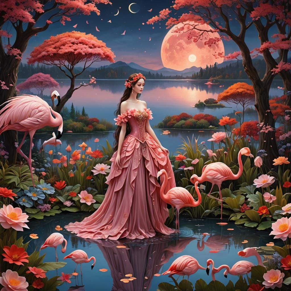 Flamingo surreal   by @Etolane