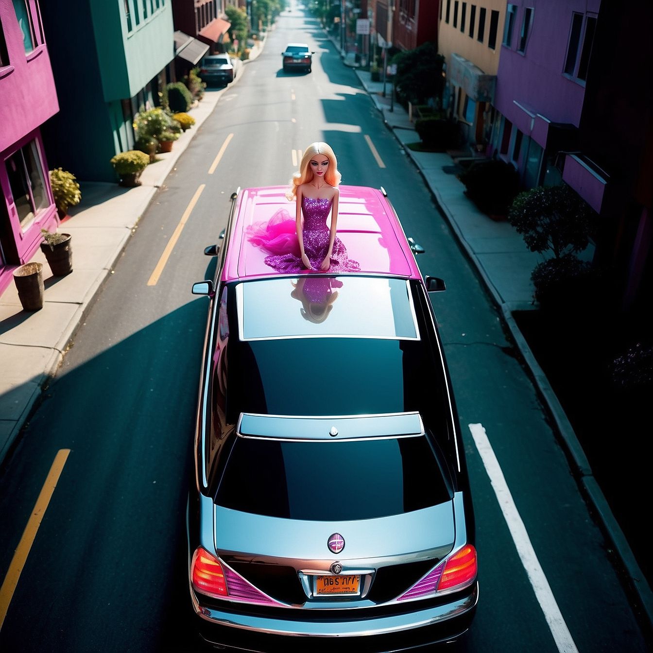 Barbie hits the town