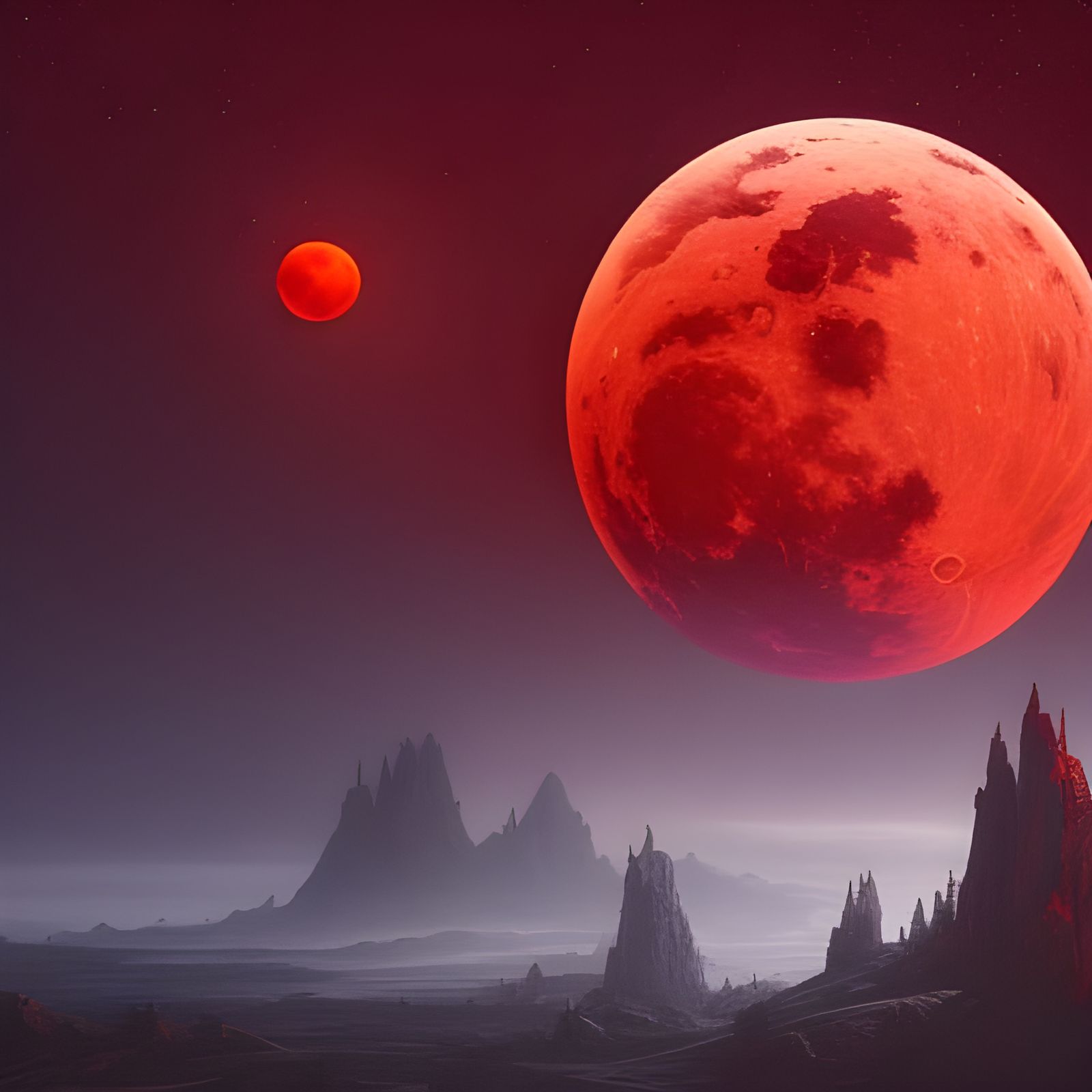 Blood moon  by @Secret 