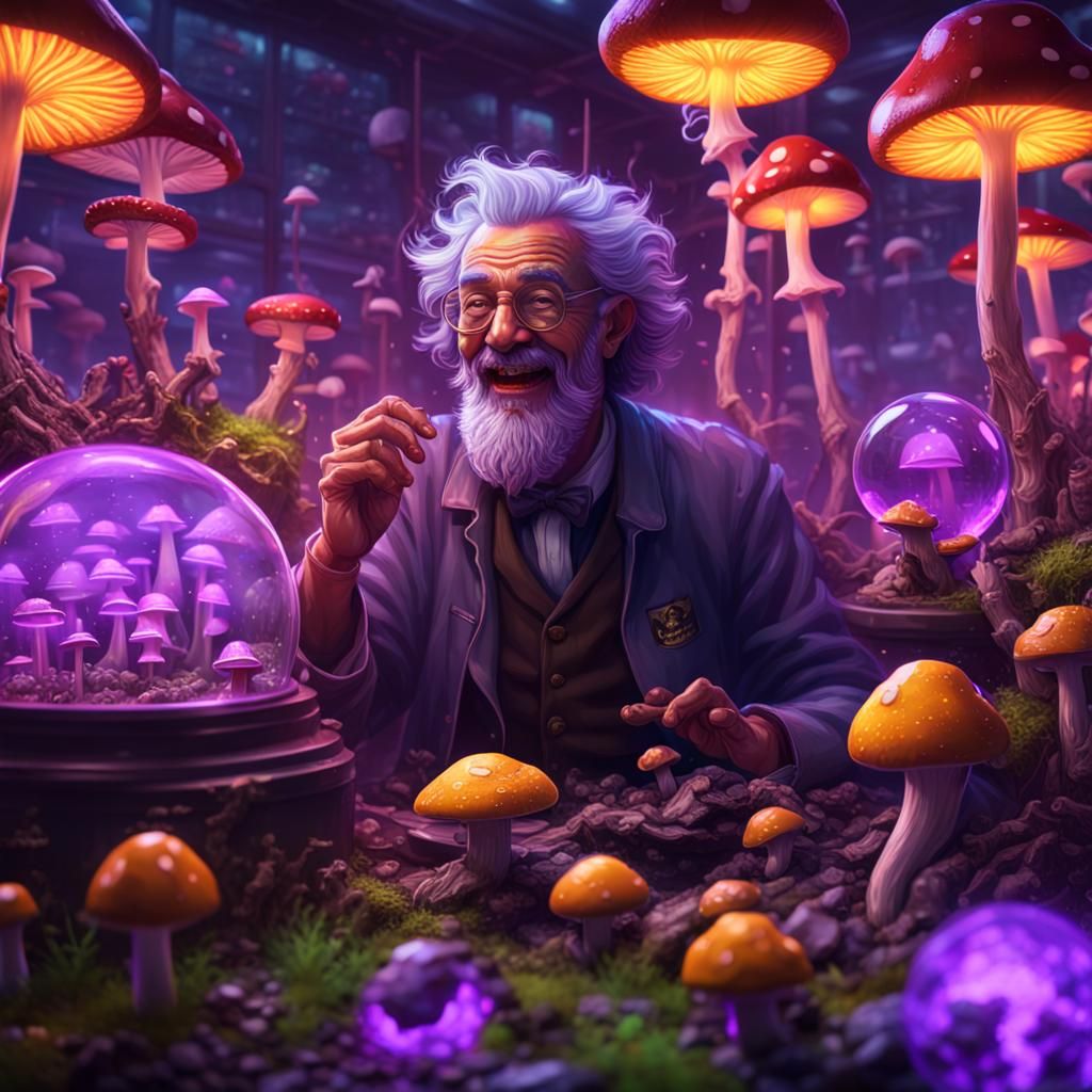 Mad Mycologist Ai Generated Artwork Nightcafe Creator