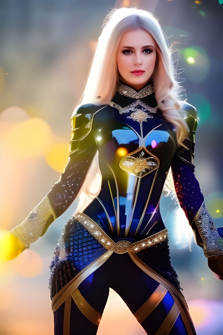 Fancy armor uniform of a lady knight - AI Generated Artwork - NightCafe ...