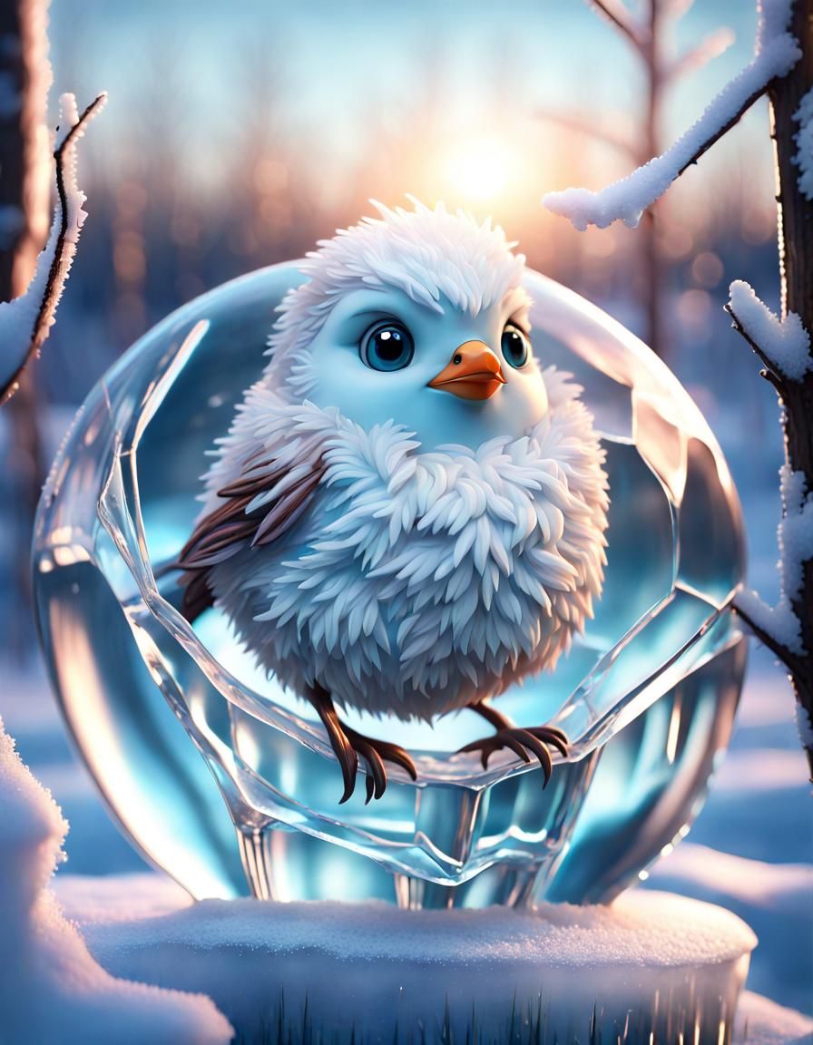 Fluffy bird