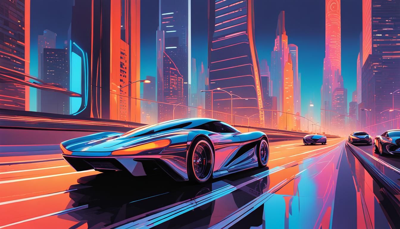 16k resolution, art inspired by Syd Mead's visionary futuris...