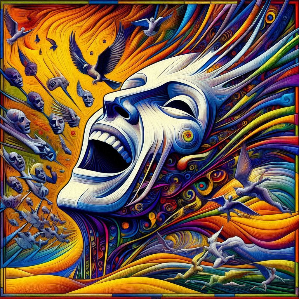 When the mask of truth is torn away, What remains is not the light of day, But shadows that stretch and twist with grace...