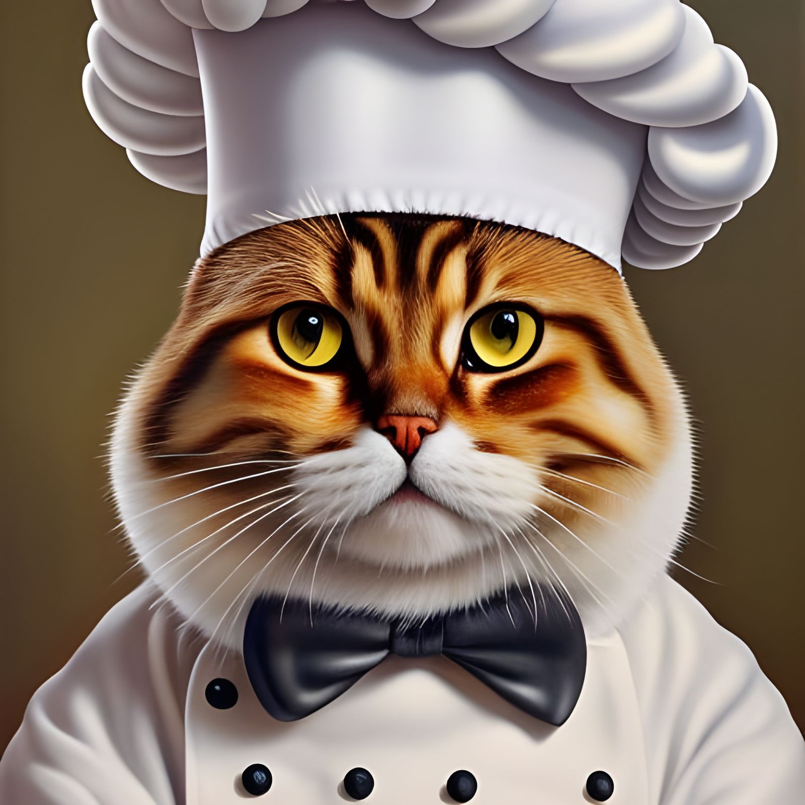 The Fat Cat Chef - Ai Generated Artwork - Nightcafe Creator