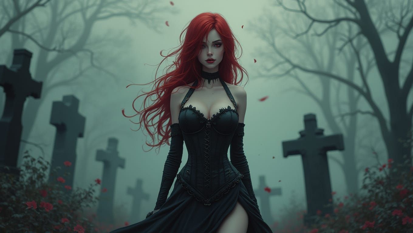 Close encounter in the graveyard