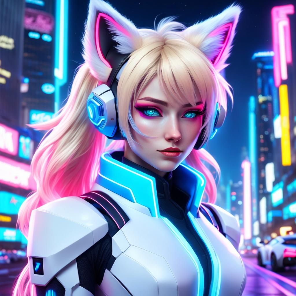 Anime sci-fi girl - AI Generated Artwork - NightCafe Creator