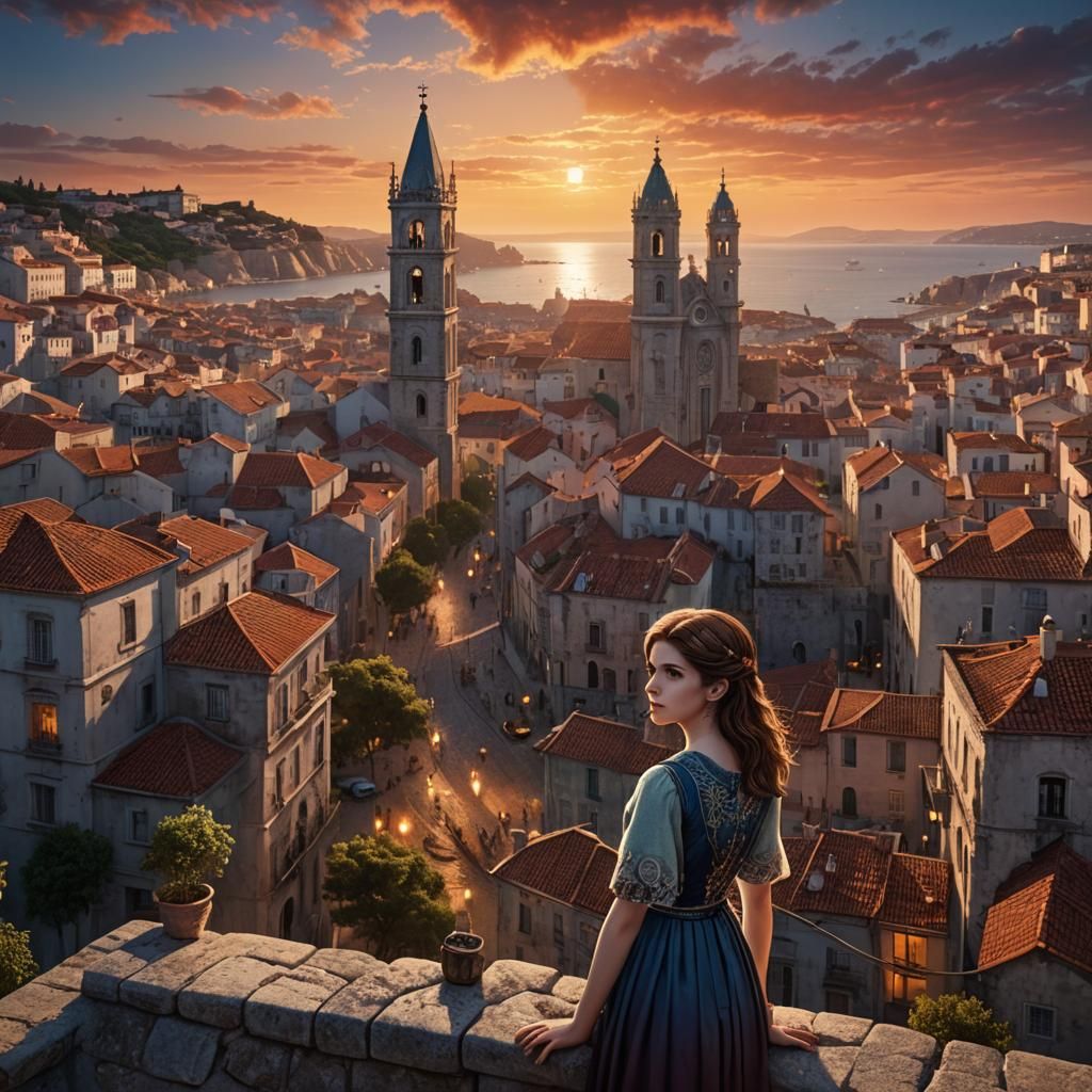 Anna Kendrick, epic sunset, Lisbon  by @Anna Kendrick fan