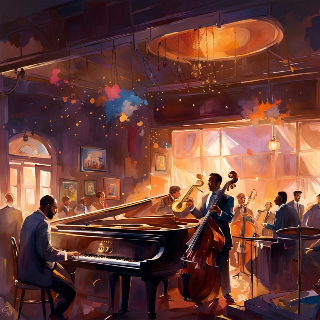 Jazz band - AI Generated Artwork - NightCafe Creator