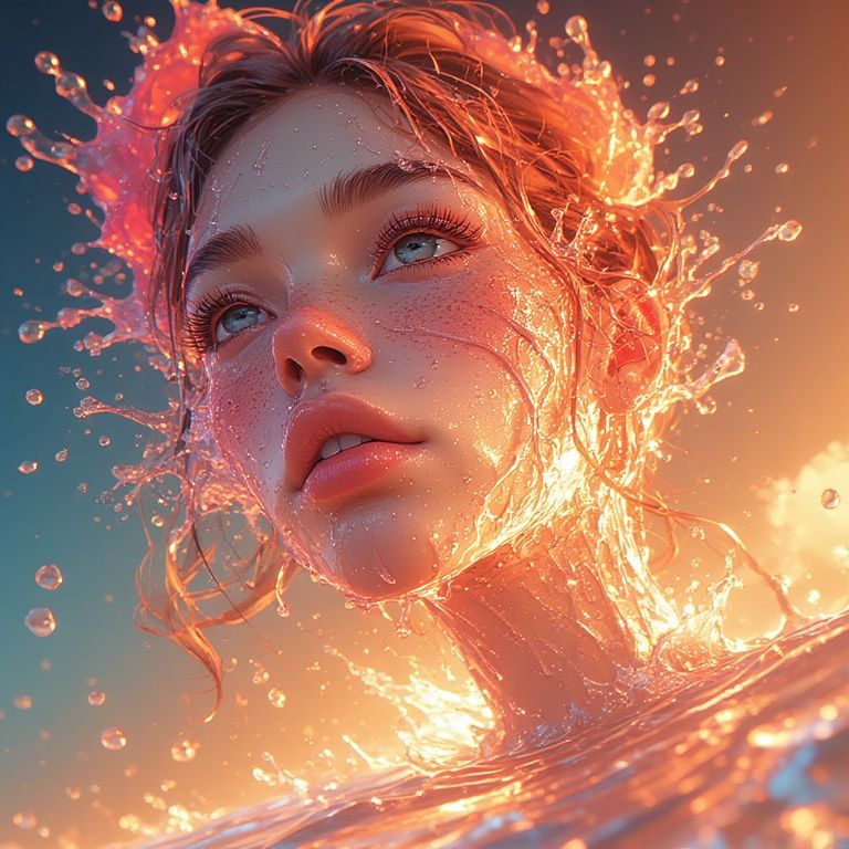 Fluid portrait