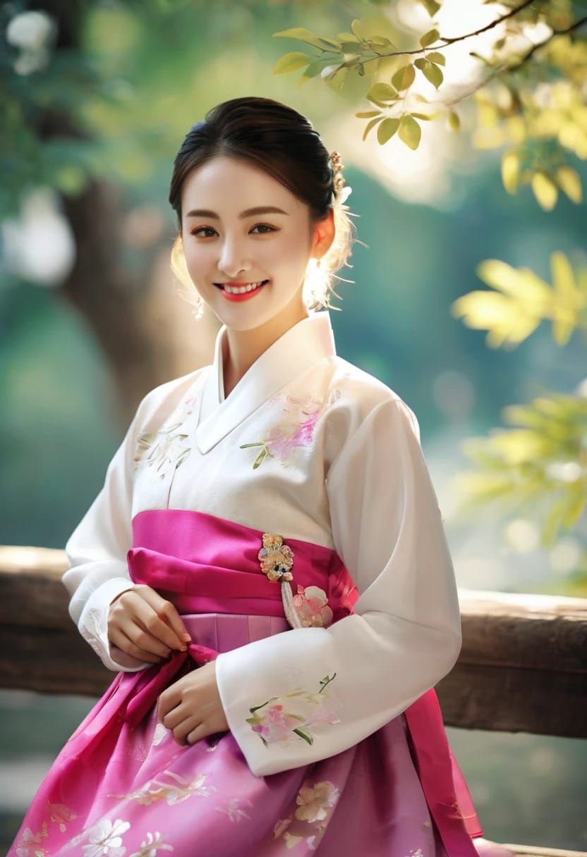 Lady in Hanbok