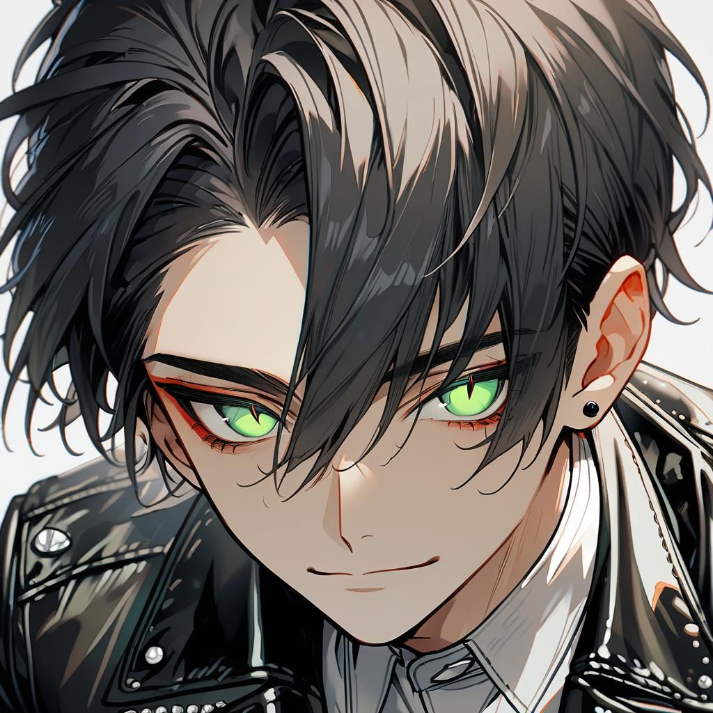 Close-Up Portrait of a Mysterious Man