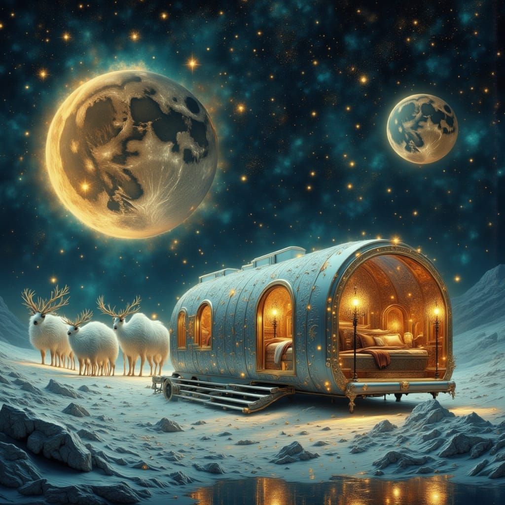 Mystic nomadic caravan getaway  by @Sandi
