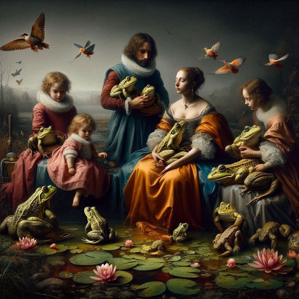 Velázquez's las ranas : tribute to Neluriko