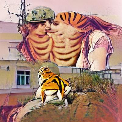 The Tiger, Sweet as Honey Stood Like A Stone to Watch Over t...