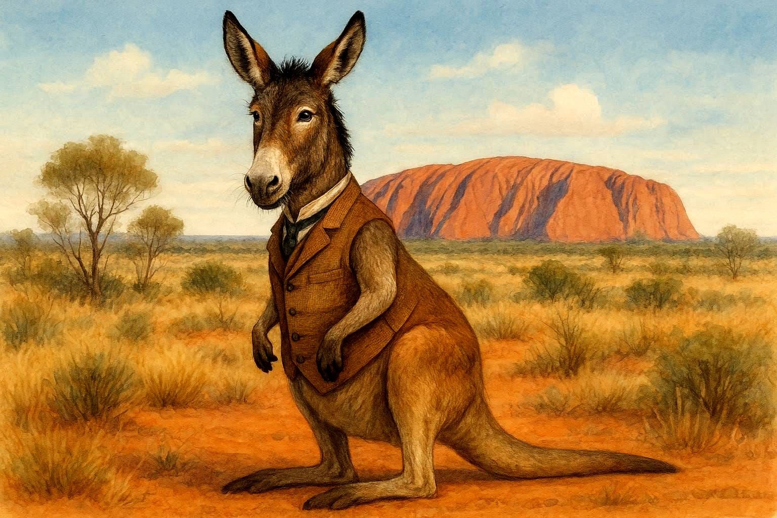 The Elusive Donkaroo of Uluru