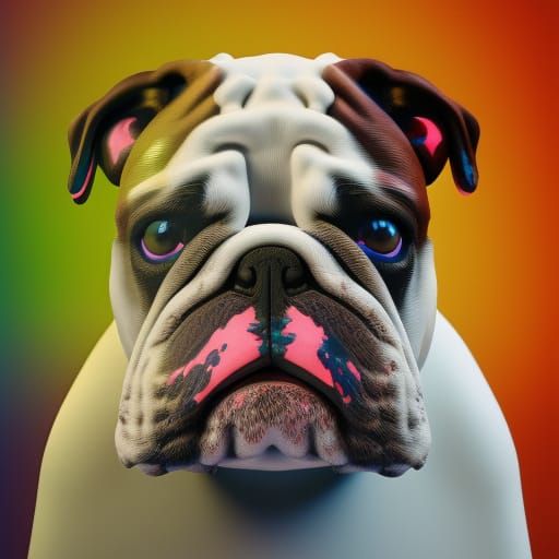 English Bulldog - AI Generated Artwork - NightCafe Creator