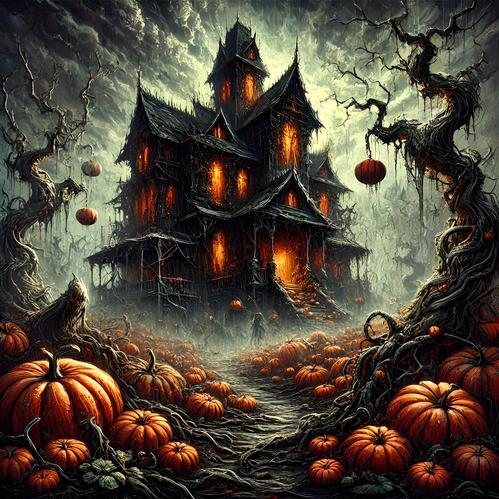 The Brutal Haunted Pumpkin Patch