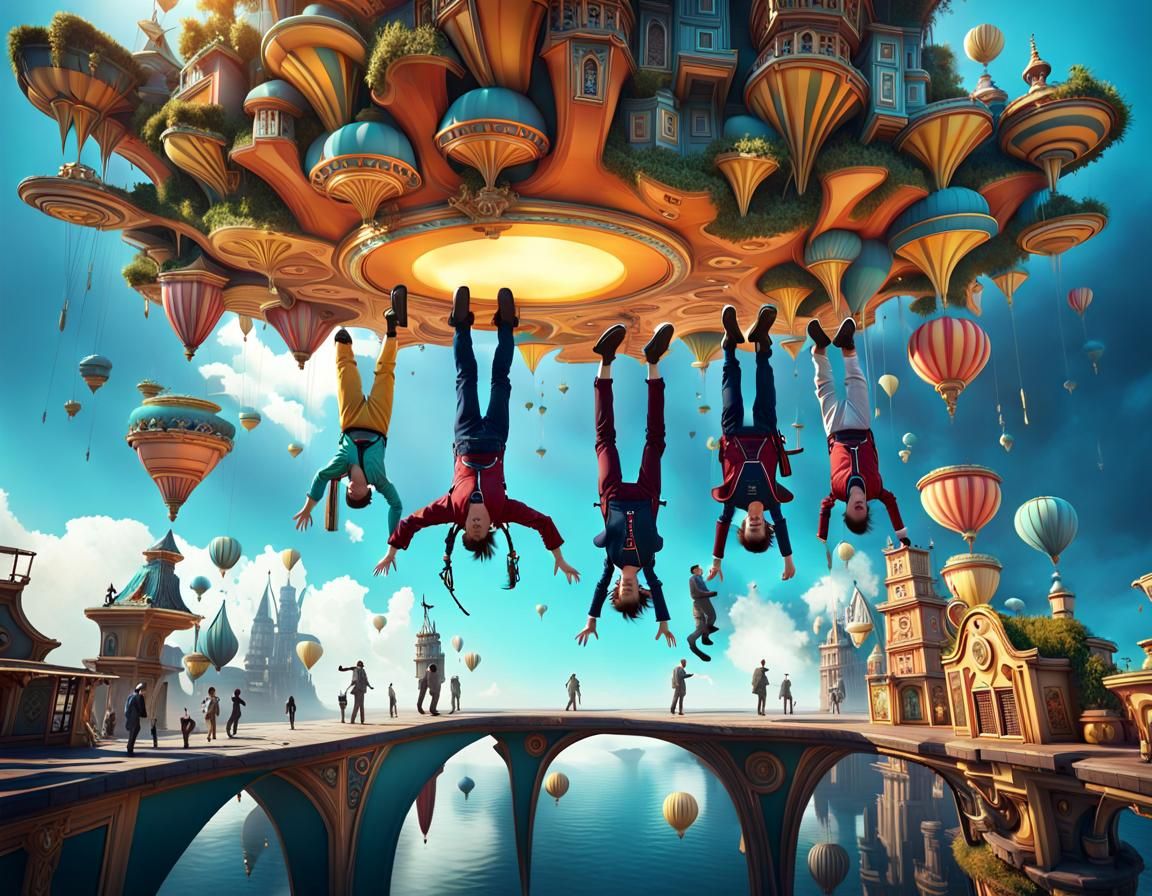 A crazy upside-down world  by @CloST 