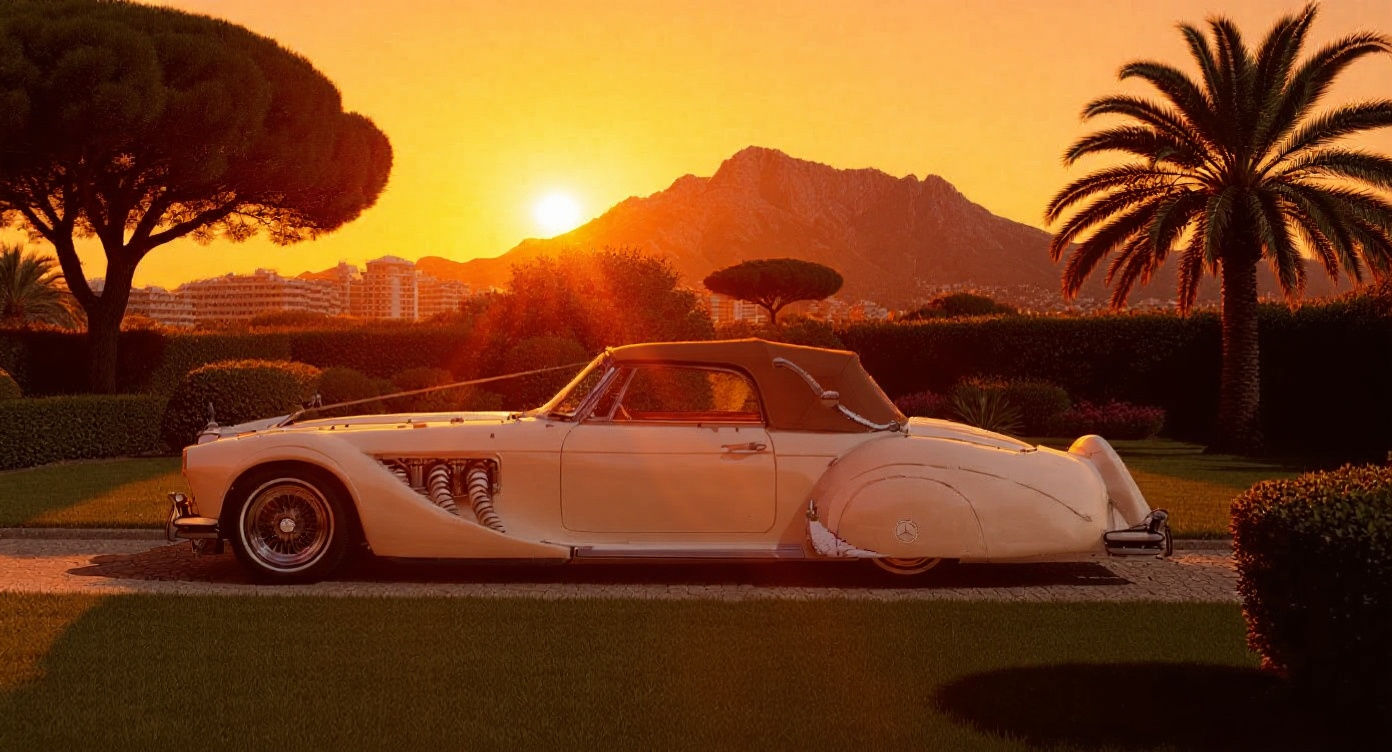 1950 Mercedes Benz 770 Convertible Saoutchik surbaissée