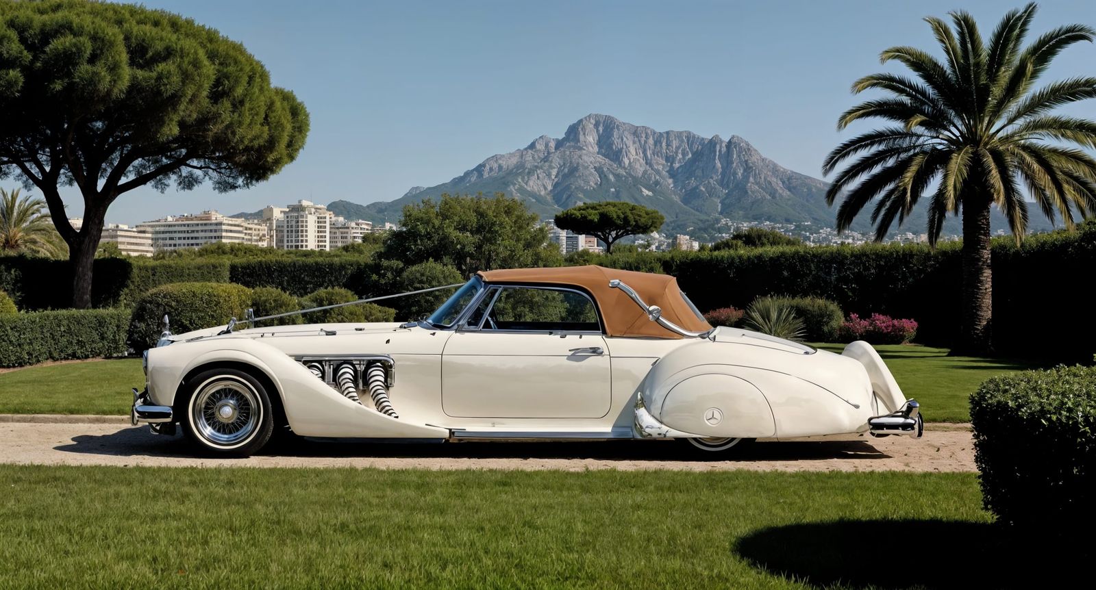 1950 Mercedes Benz 770 Convertible Saoutchik surbaissée