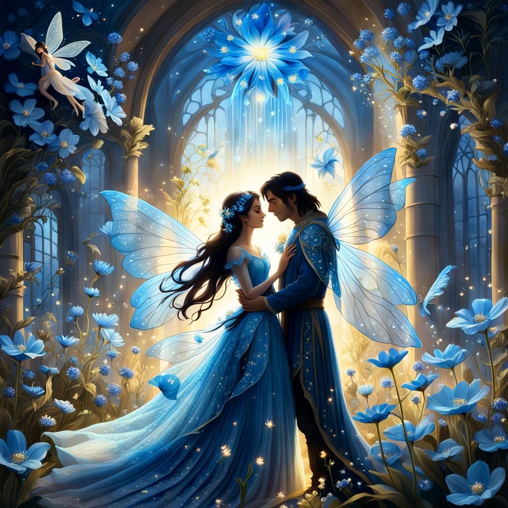 Fairy Wedding in Enchanted Forest: Magical Realism