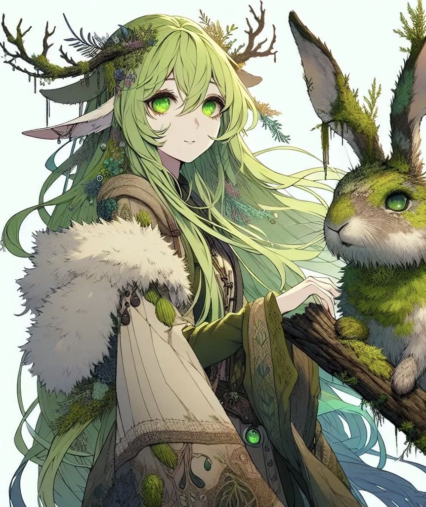 Druid Satyr & Rabbit