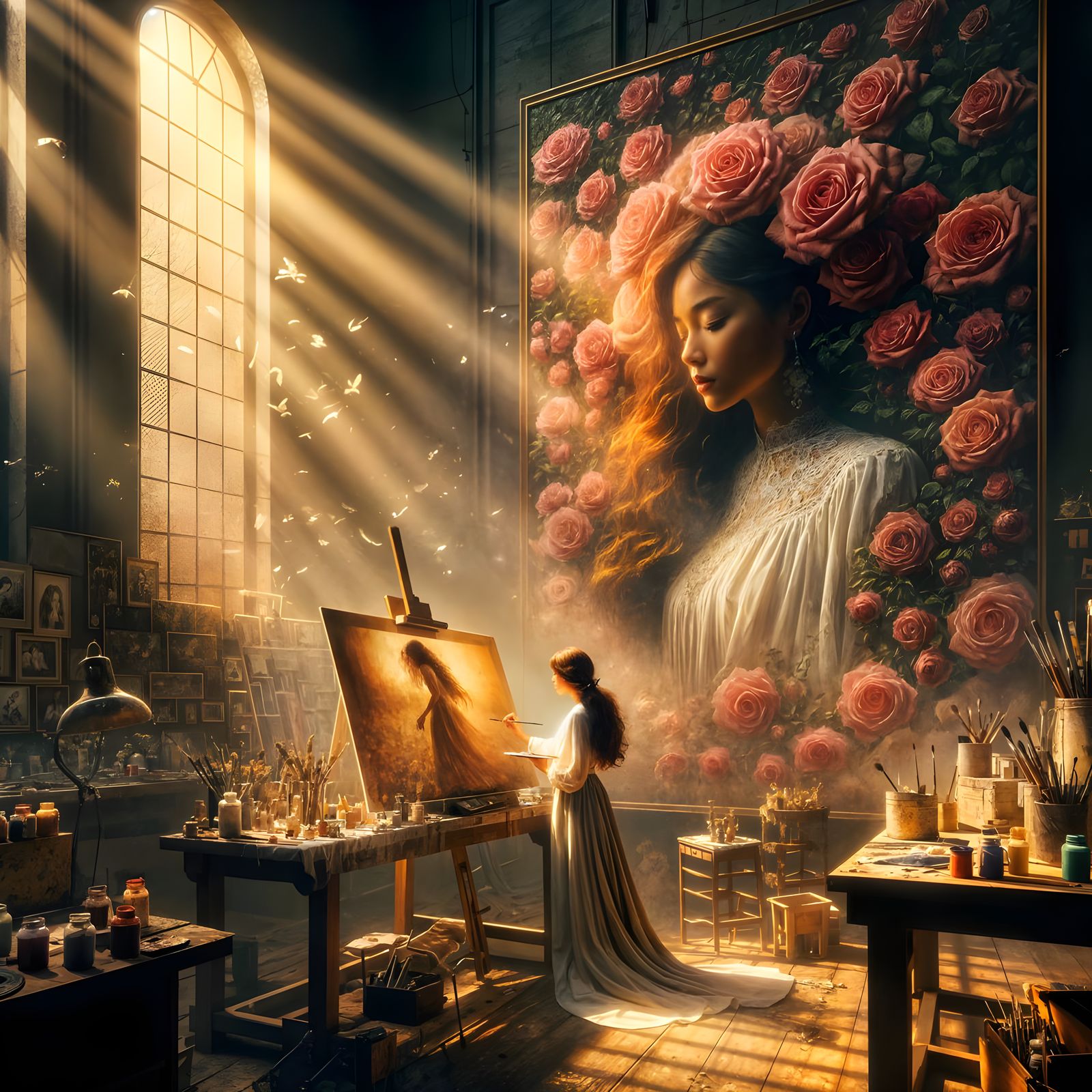 Portrait in Bloom  by @Floe Joe 