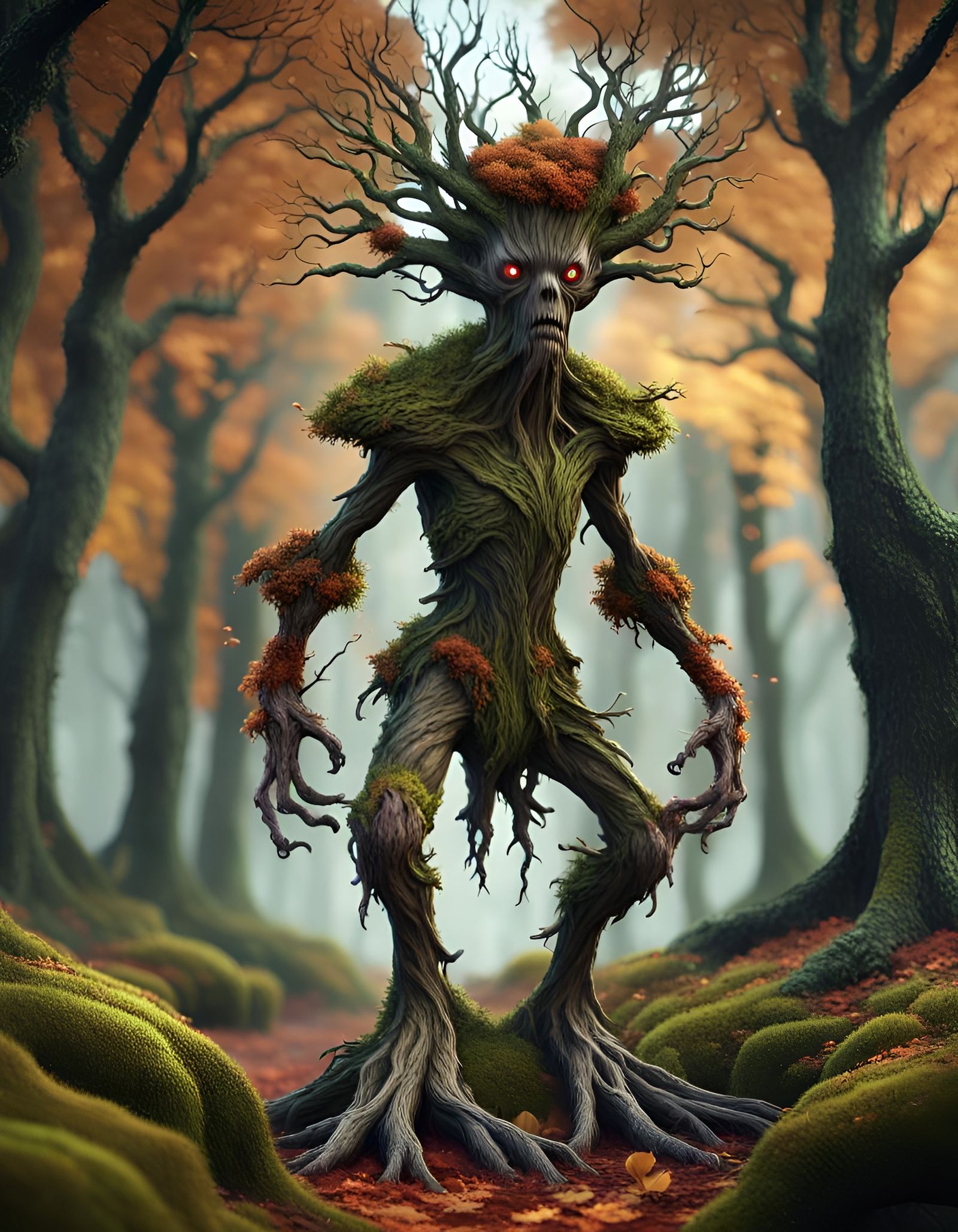 Autumn Treant - AI Generated Artwork - NightCafe Creator