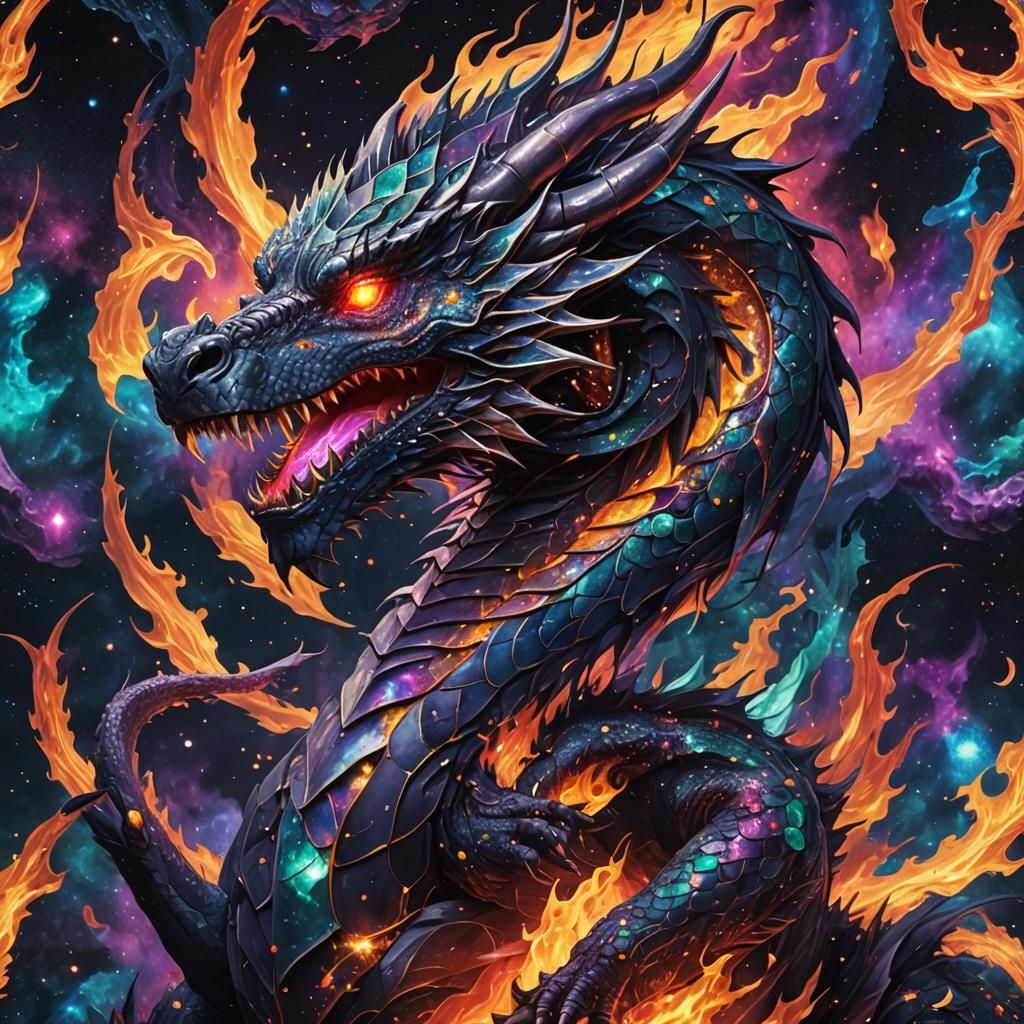 dark matter flaming dragon