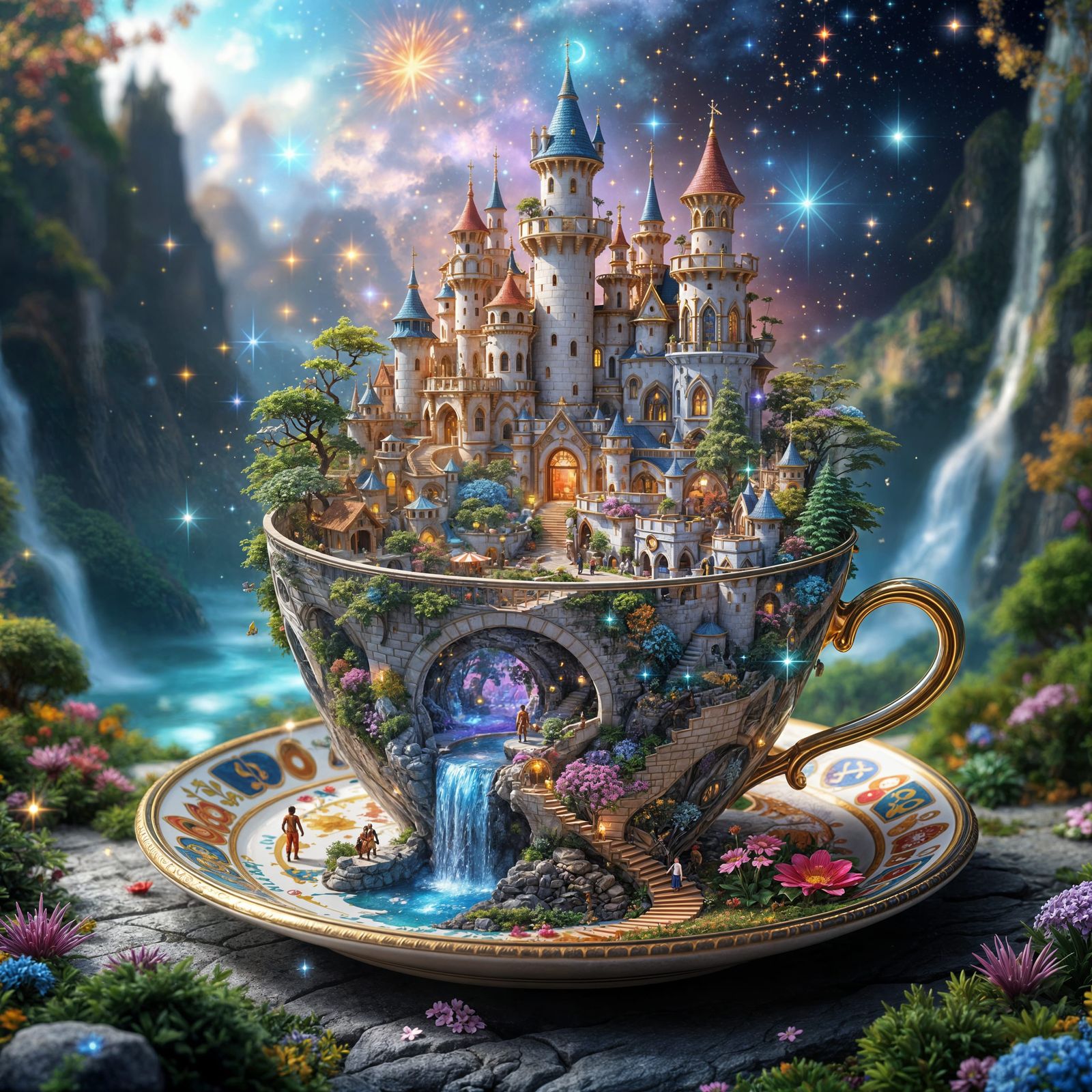 Teacup Castle   by @AnnieAfterhours