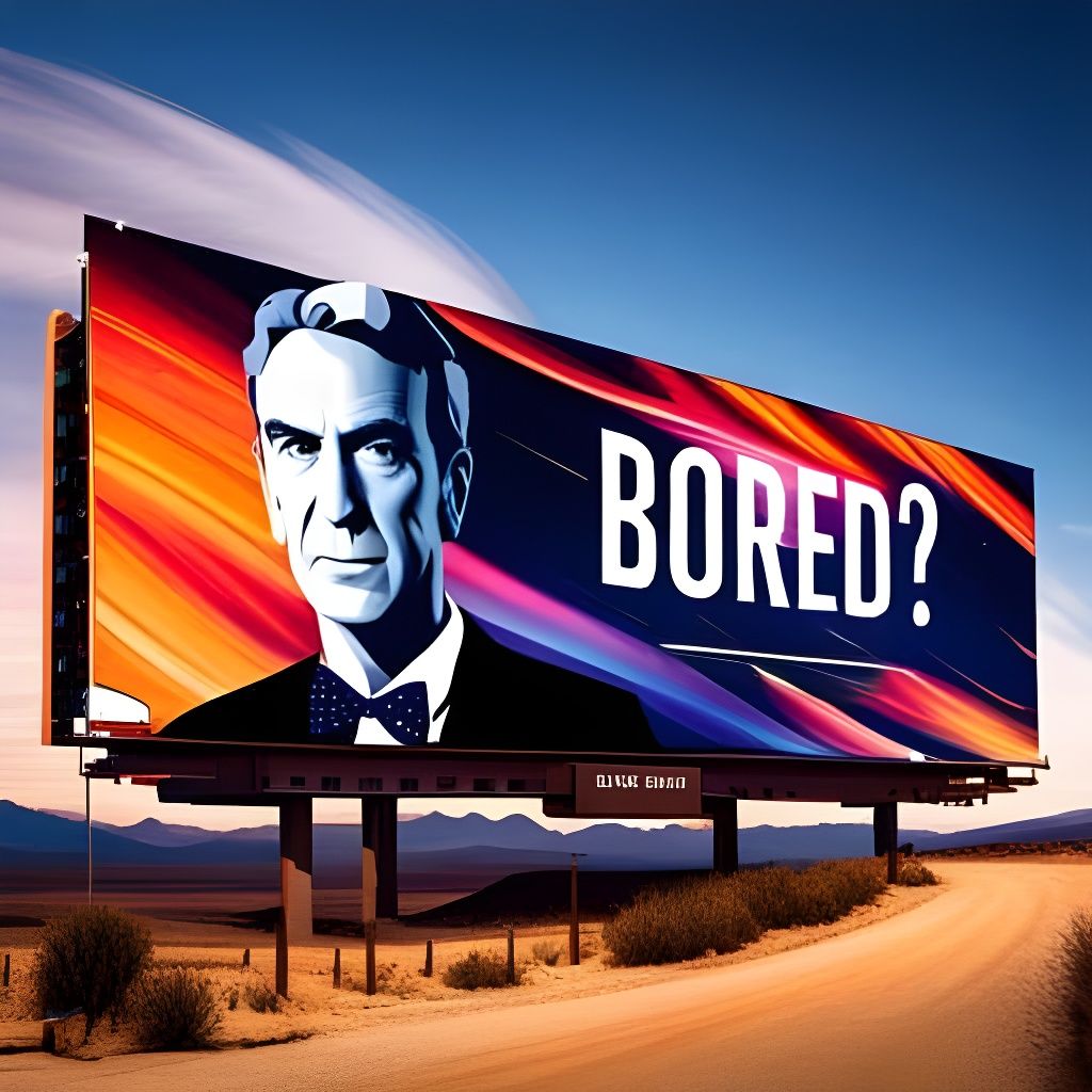 Billboard:  Bored? Bill!   by @Username_Already_Taken